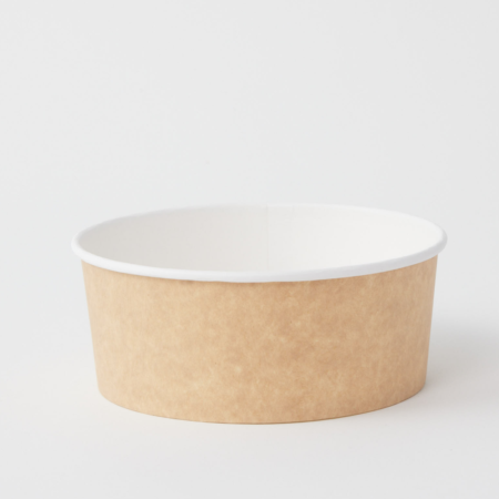 Paper salad bowl from Univest