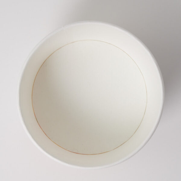 Noodle cup packaging - view from above