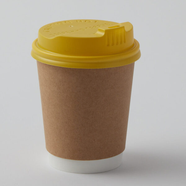 Cup lid from plastic