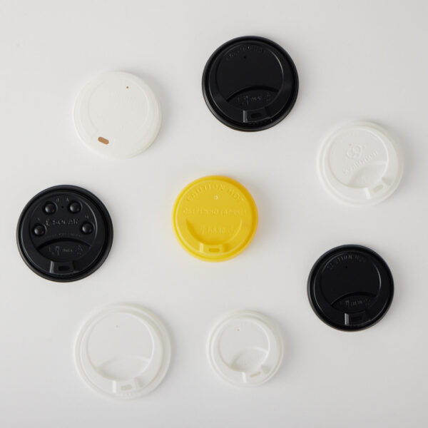 Assortment of plastic lids