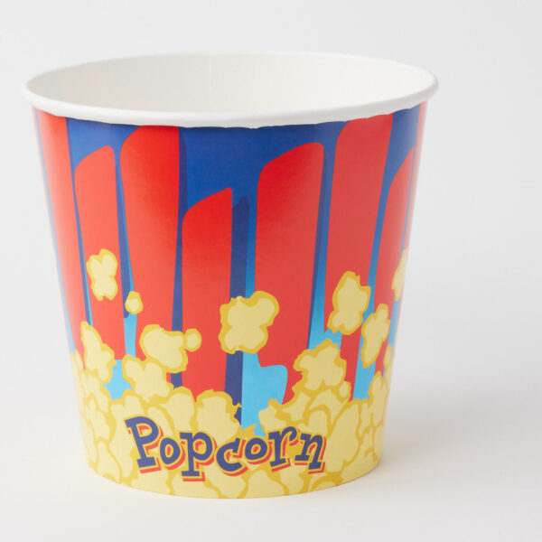 Custom printed popcorn bucket