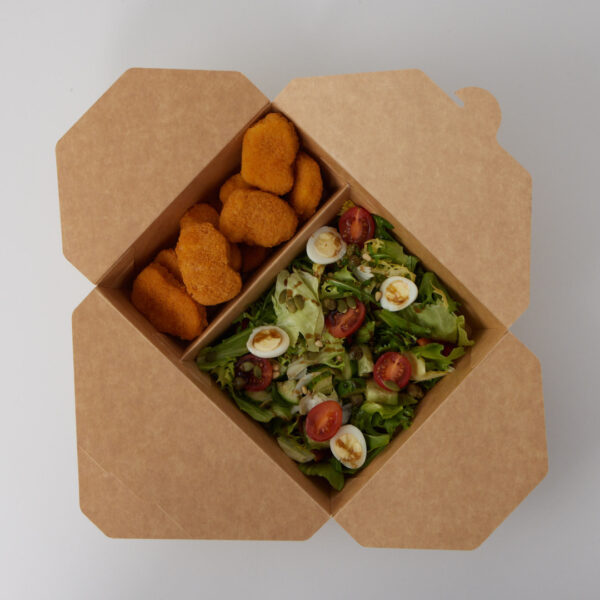Cardboard lunch box