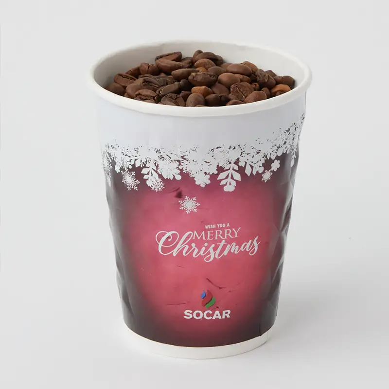 Barrier coating for paper cups