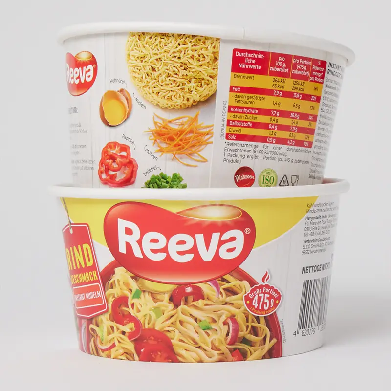 Disposable paper food buckets